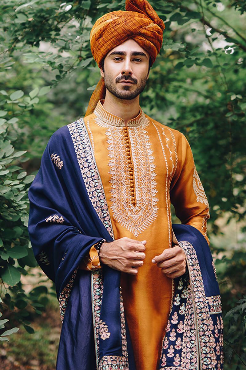 Pakistani Menswear | MNR-DILAWAR by Libayah Ltd. - Designer Dress - Type: Menswear - Available at Libayah - 100% Original
