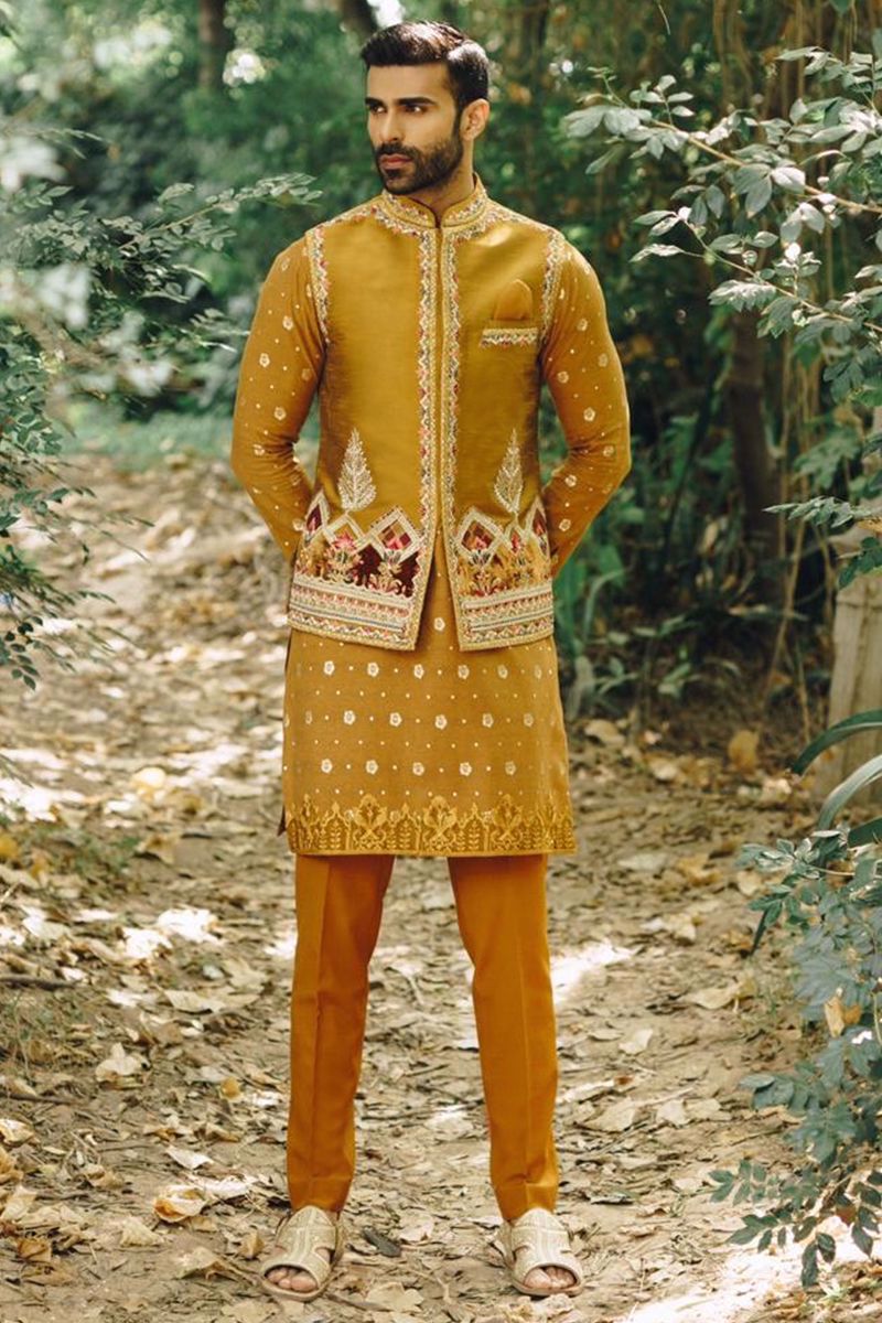 Pakistani Menswear | MNR-JALAL by Libayah Ltd. - Designer Dress - Type: Menswear - Available at Libayah - 100% Original