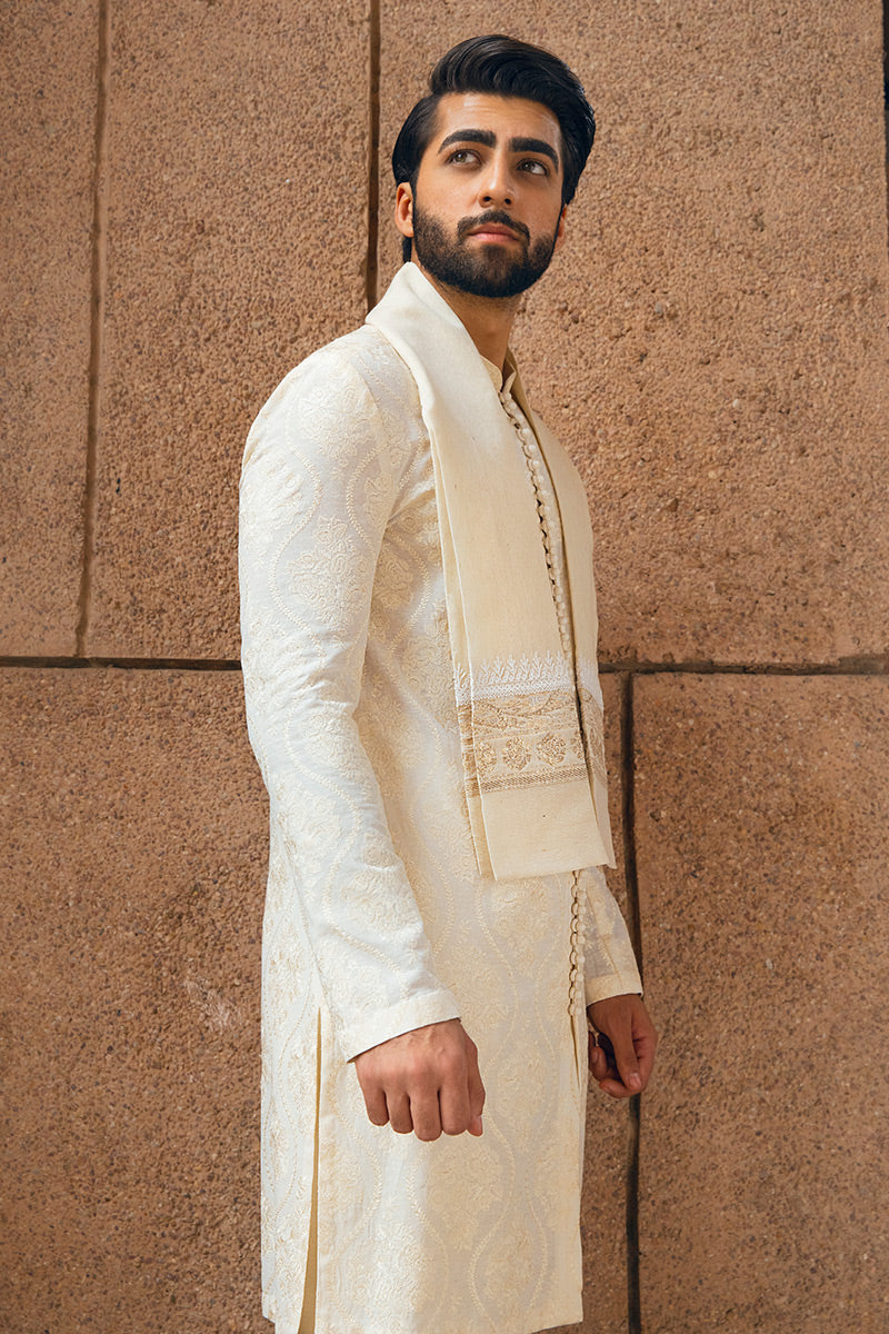 Pakistani Menswear | MNR-MNR-YB-08 by Libayah Ltd. - Designer Dress - Type: Menswear - Available at Libayah - 100% Original