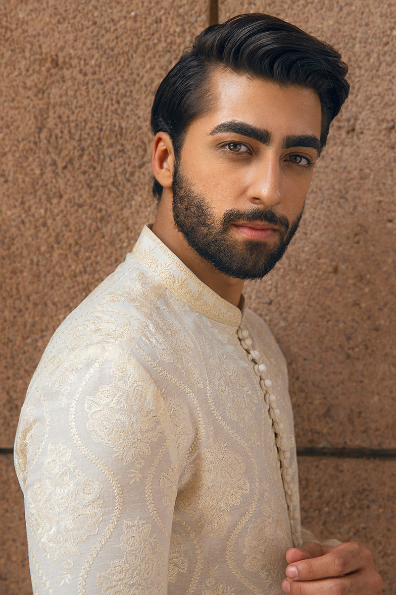 Pakistani Menswear | MNR-MNR-YB-08 by Libayah Ltd. - Designer Dress - Type: Menswear - Available at Libayah - 100% Original