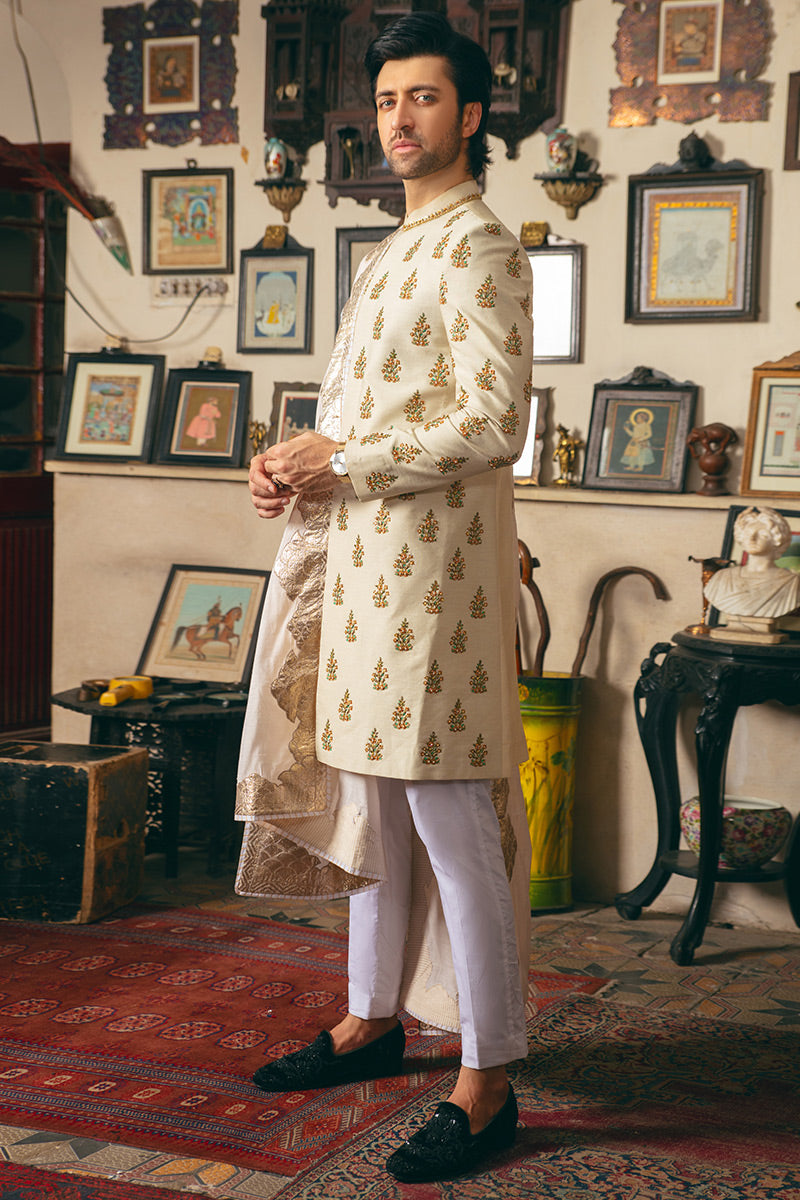 Pakistani Menswear | MNR-KAVEH by Libayah Ltd. - Designer Dress - Type: Menswear - Available at Libayah - 100% Original