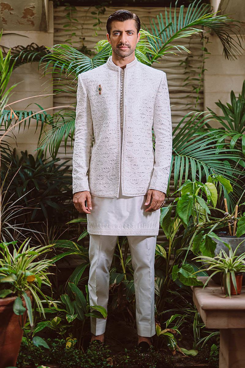 Pakistani Menswear | MNR-NAZIR by Libayah Ltd. - Designer Dress - Type: Menswear - Available at Libayah - 100% Original