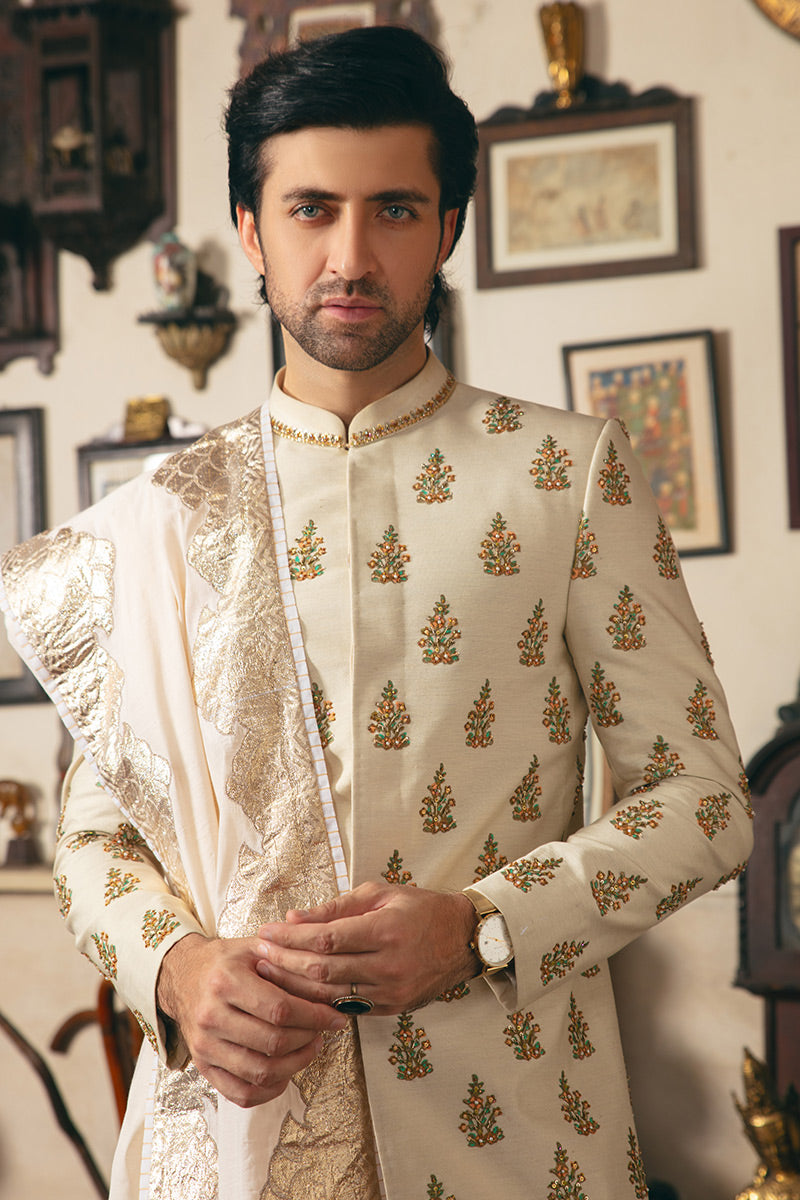 Pakistani Menswear | MNR-KAVEH by Libayah Ltd. - Designer Dress - Type: Menswear - Available at Libayah - 100% Original