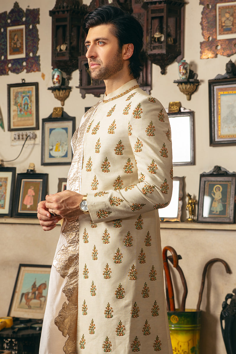 Pakistani Menswear | MNR-KAVEH by Libayah Ltd. - Designer Dress - Type: Menswear - Available at Libayah - 100% Original