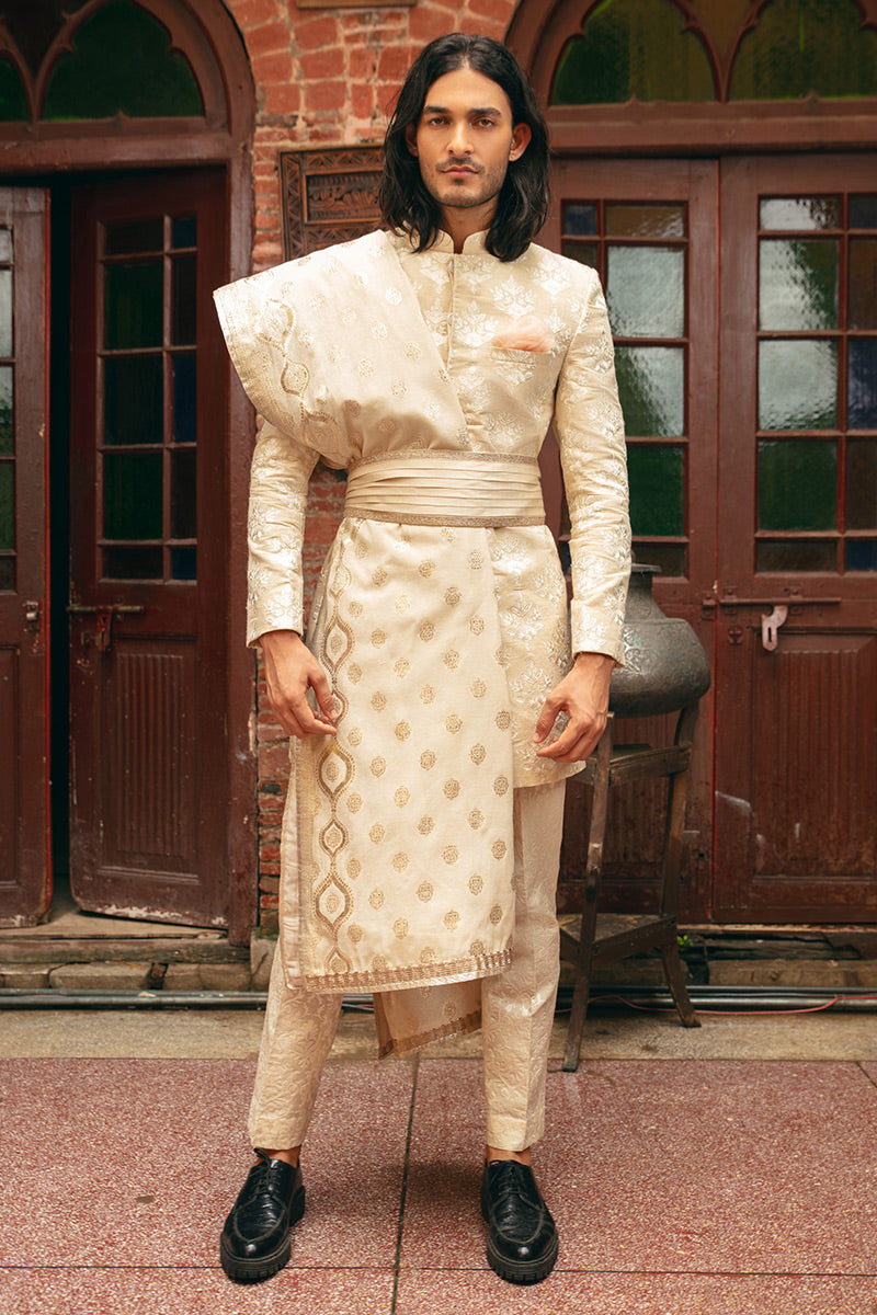 Pakistani Menswear | MNR-DILAWAR by Libayah Ltd. - Designer Dress - Type: Menswear - Available at Libayah - 100% Original