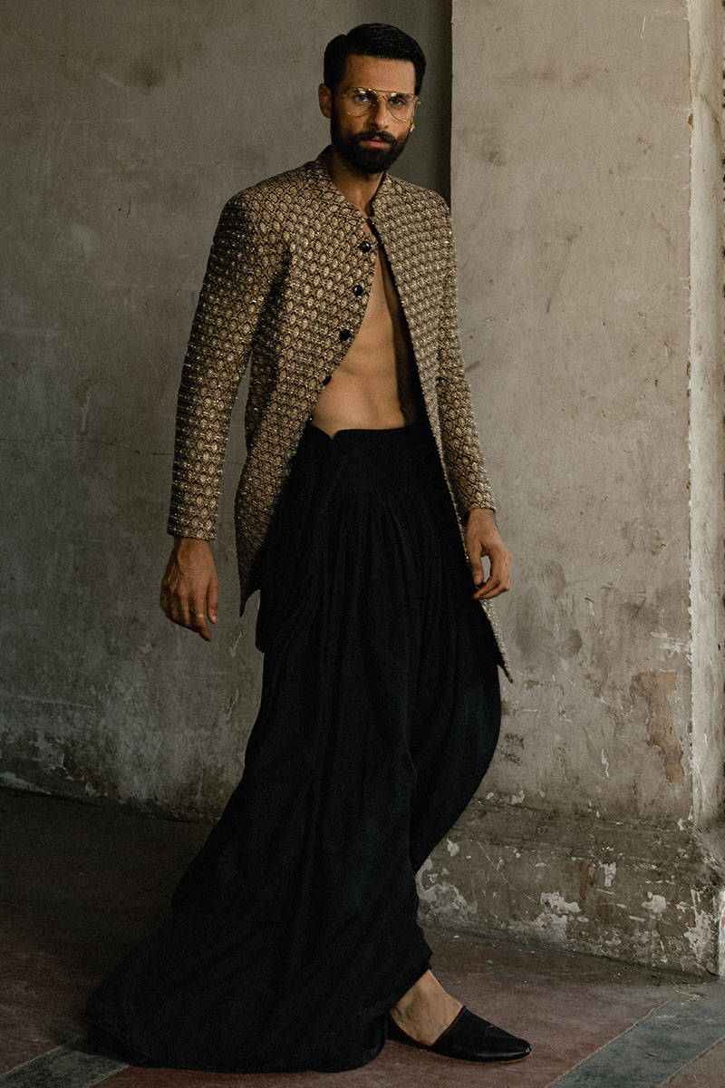 Pakistani Menswear | MNR-NAVROZ by Libayah Ltd. - Designer Dress - Type: Menswear - Available at Libayah - 100% Original