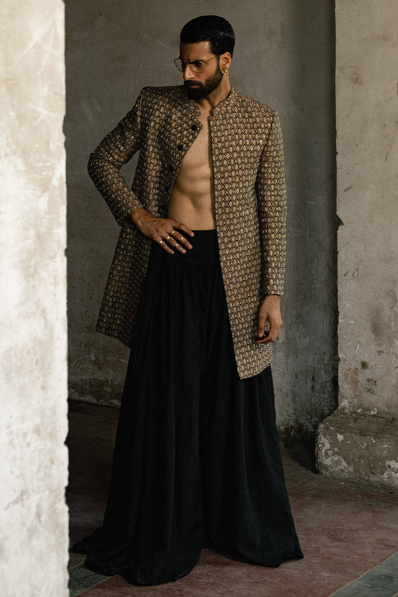 Pakistani Menswear | MNR-NAVROZ by Libayah Ltd. - Designer Dress - Type: Menswear - Available at Libayah - 100% Original