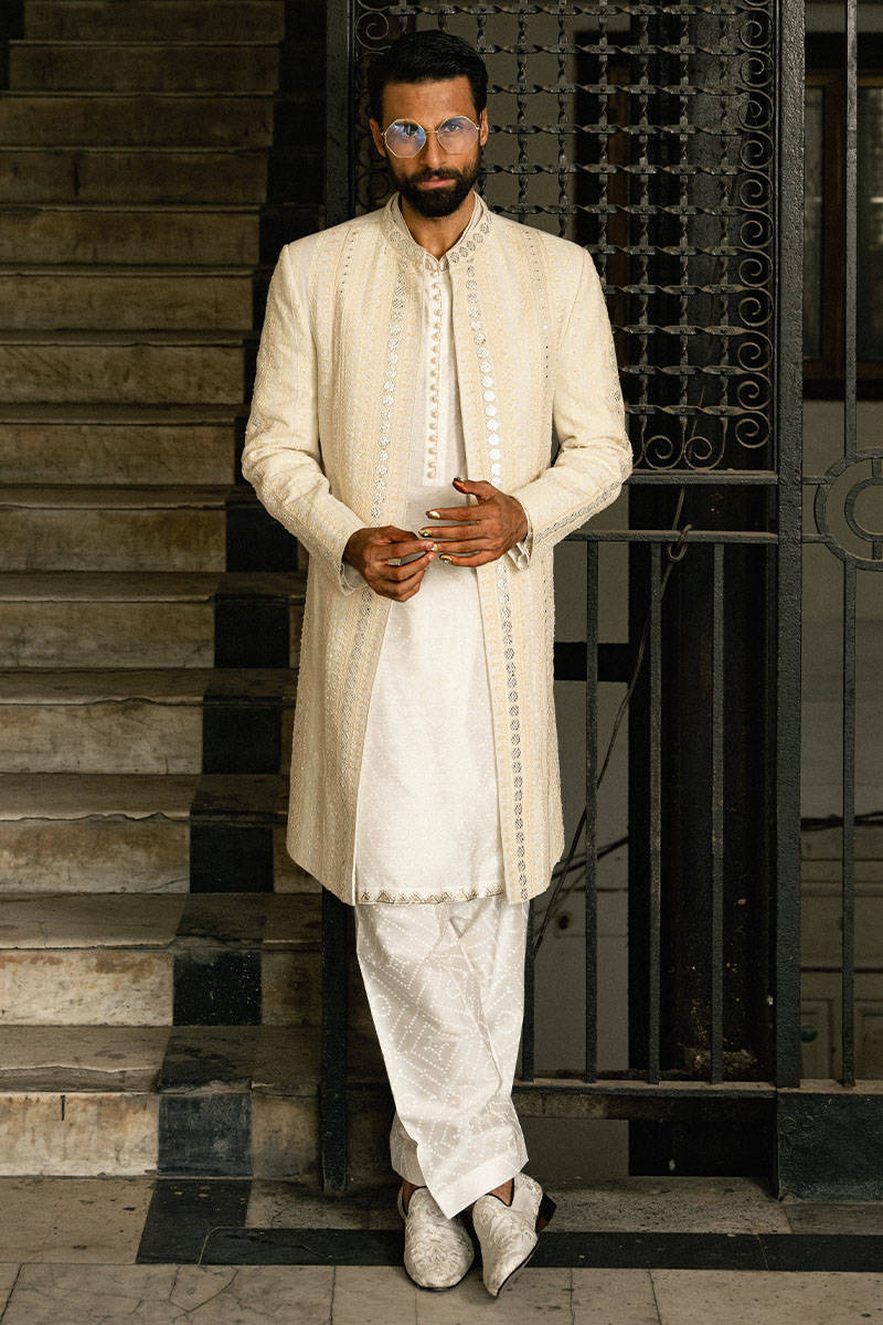 Pakistani Menswear | MNR-ZAROON by Libayah Ltd. - Designer Dress - Type: Menswear - Available at Libayah - 100% Original