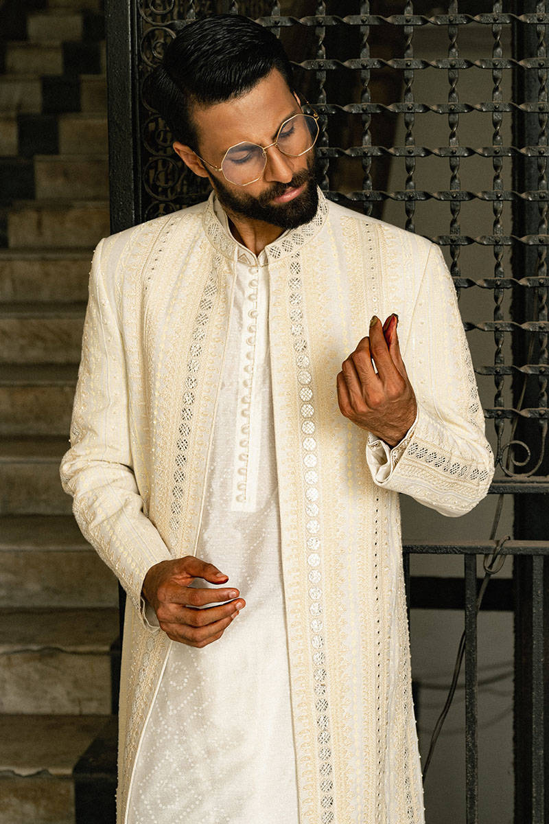 Pakistani Menswear | MNR-ZAROON by Libayah Ltd. - Designer Dress - Type: Menswear - Available at Libayah - 100% Original