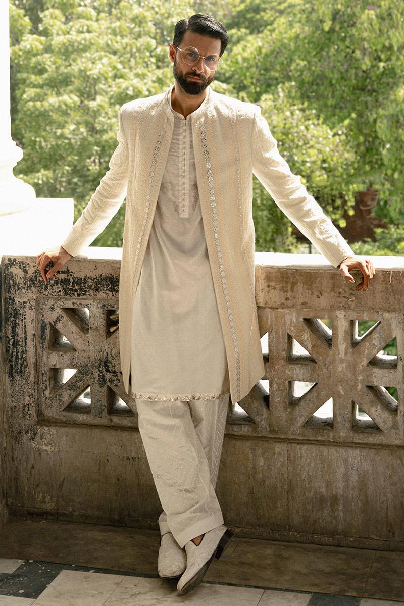 Pakistani Menswear | MNR-ZAROON by Libayah Ltd. - Designer Dress - Type: Menswear - Available at Libayah - 100% Original