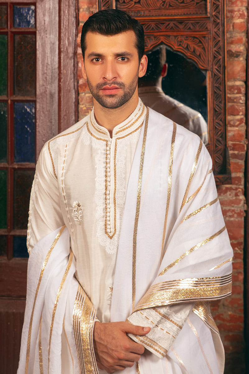 Pakistani Menswear | MNR-BAZAAN by Libayah Ltd. - Designer Dress - Type: Menswear - Available at Libayah - 100% Original