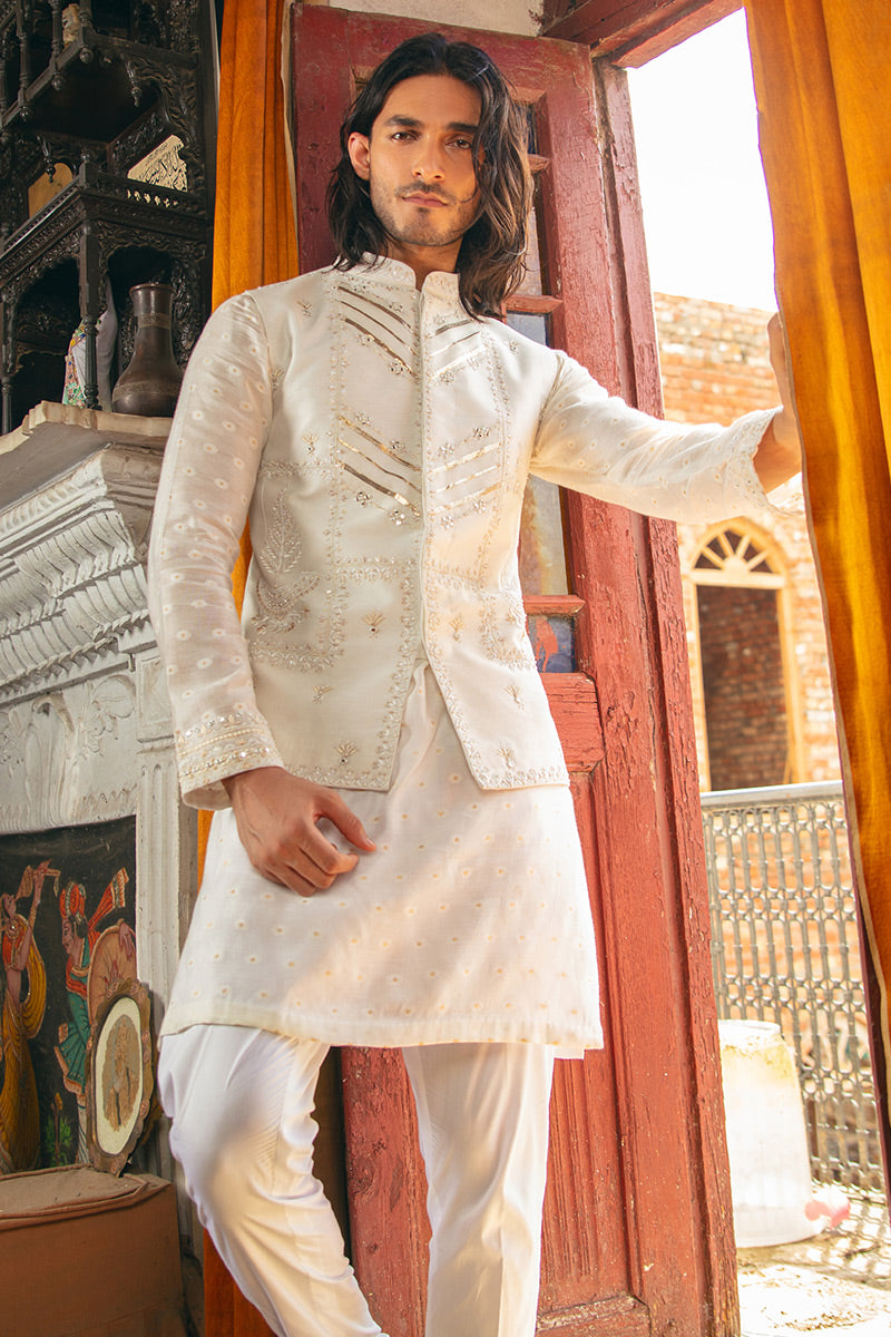 Pakistani Menswear | MNR-JAUHAR by Libayah Ltd. - Designer Dress - Type: Menswear - Available at Libayah - 100% Original