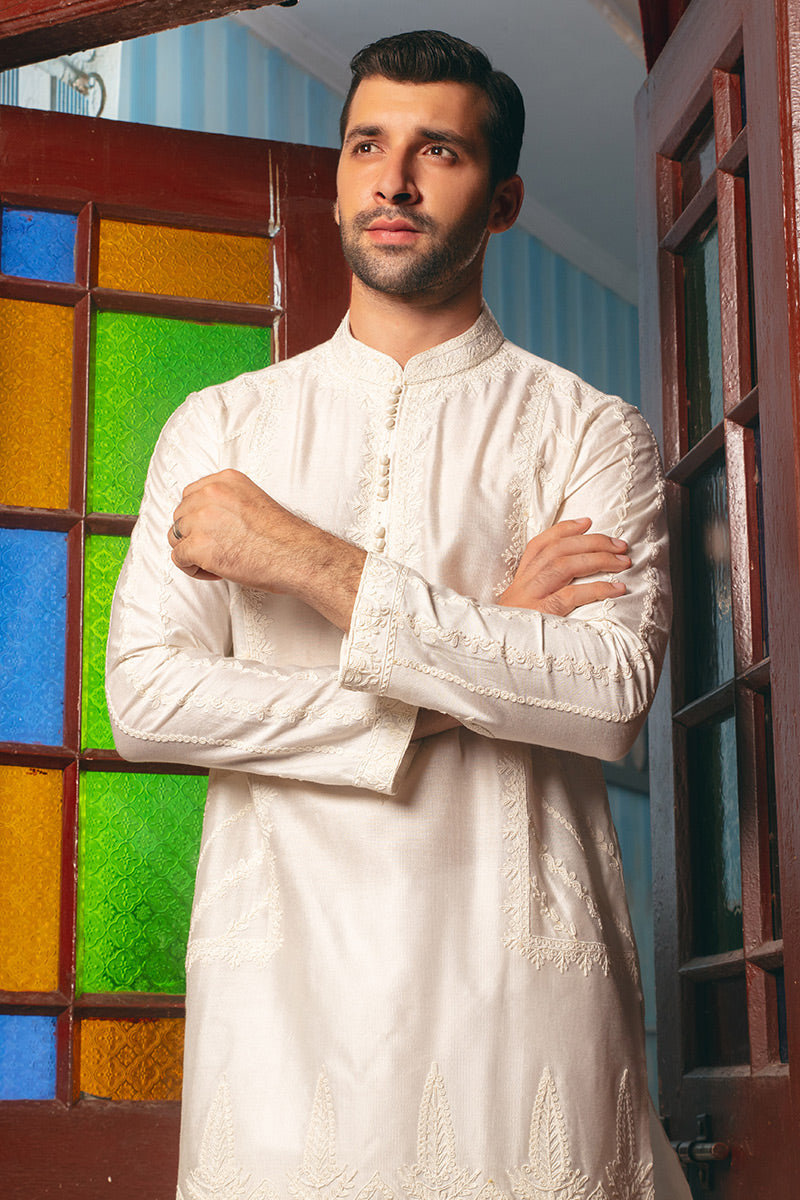 Pakistani Menswear | MNR-SHAHPOSH by Libayah Ltd. - Designer Dress - Type: Menswear - Available at Libayah - 100% Original