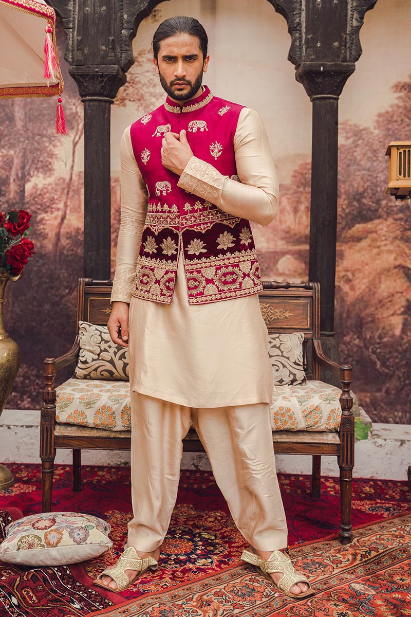 Pakistani Menswear | MNR-SISTAAN by Libayah Ltd. - Designer Dress - Type: Menswear - Available at Libayah - 100% Original