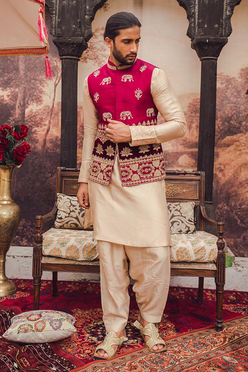 Pakistani Menswear | MNR-SISTAAN by Libayah Ltd. - Designer Dress - Type: Menswear - Available at Libayah - 100% Original