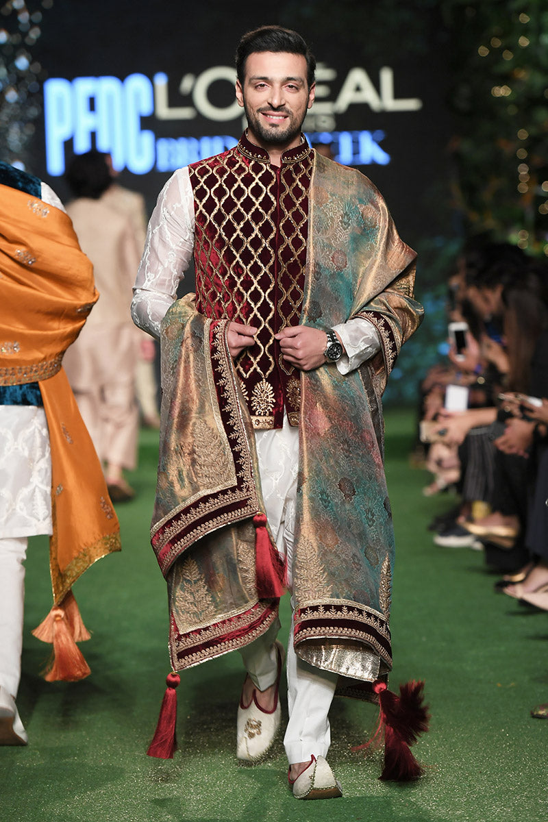 Pakistani Menswear | MNR-JAANBAAZ (B) by Libayah Ltd. - Designer Dress - Type: Menswear - Available at Libayah - 100% Original
