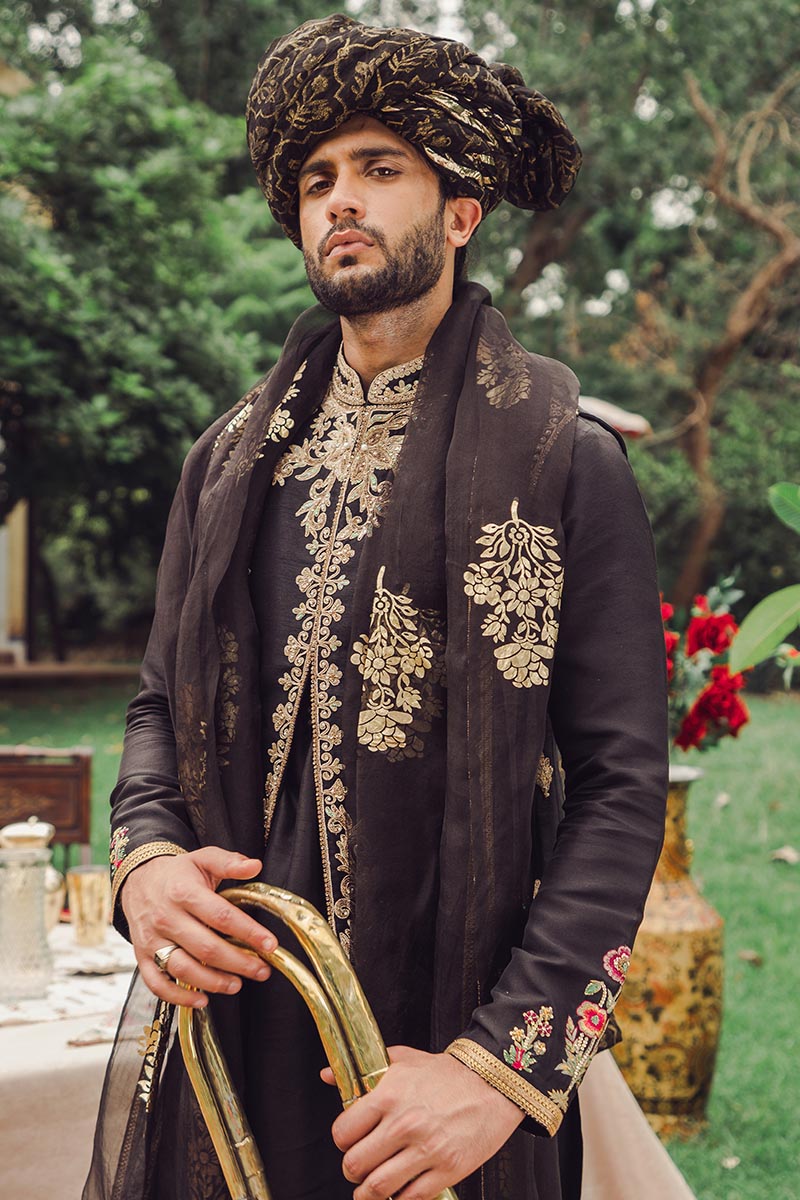 Pakistani Menswear | MNR-ZORAWAR by Libayah Ltd. - Designer Dress - Type: Menswear - Available at Libayah - 100% Original