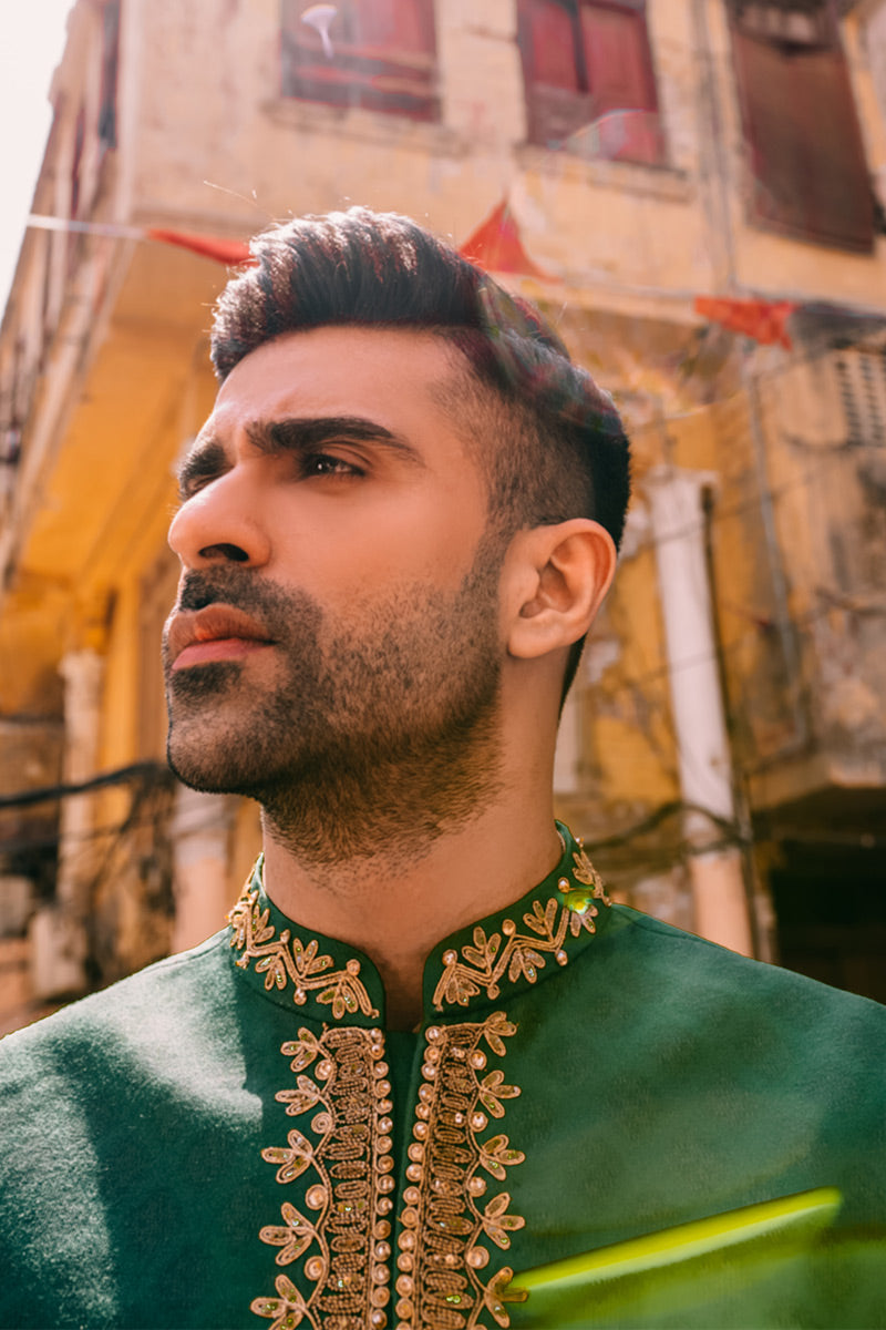 Pakistani Menswear | MNR-BASIM A by Libayah Ltd. - Designer Dress - Type: Menswear - Available at Libayah - 100% Original