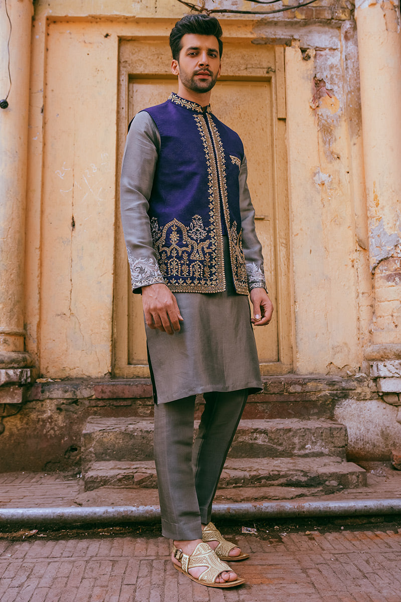 Pakistani Menswear | MNR-BASIM B by Libayah Ltd. - Designer Dress - Type: Menswear - Available at Libayah - 100% Original