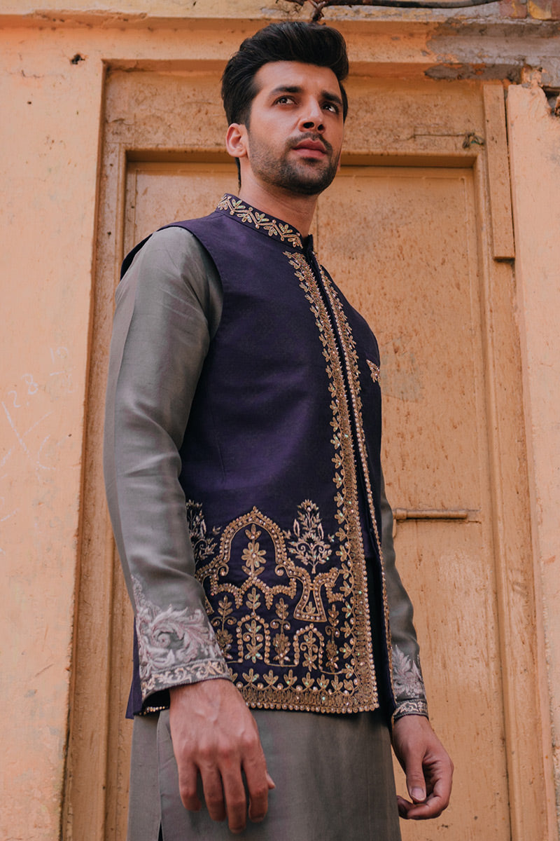 Pakistani Menswear | MNR-BASIM B by Libayah Ltd. - Designer Dress - Type: Menswear - Available at Libayah - 100% Original
