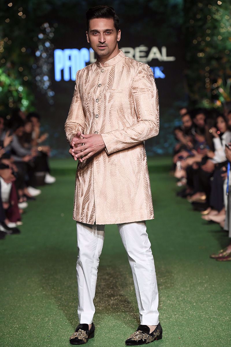 Pakistani Menswear | MNR-PASTEL PEARL (A) by Libayah Ltd. - Designer Dress - Type: Menswear - Available at Libayah - 100% Original