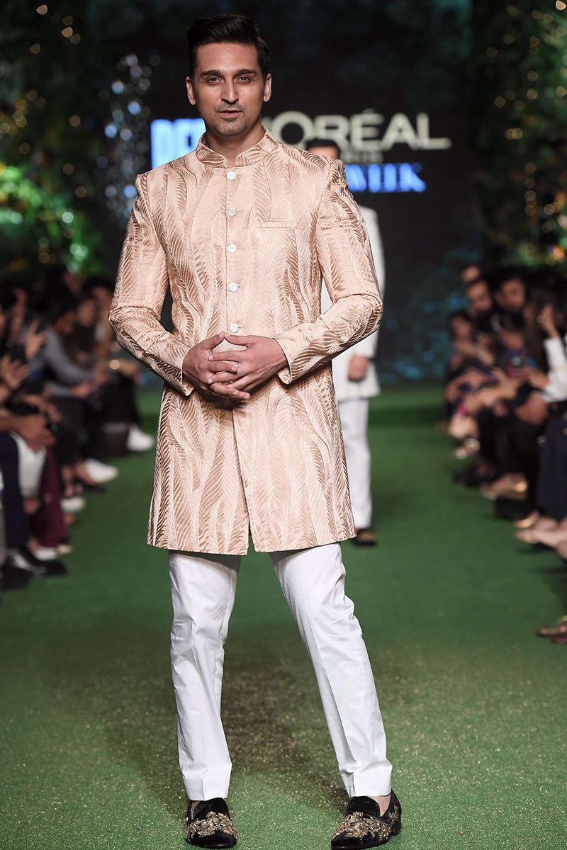 Pakistani Menswear | MNR-PASTEL PEARL (A) by Libayah Ltd. - Designer Dress - Type: Menswear - Available at Libayah - 100% Original