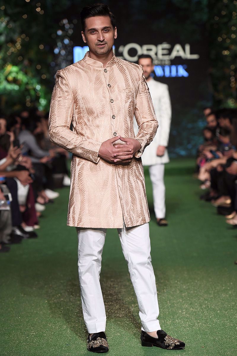 Pakistani Menswear | MNR-PASTEL PEARL (A) by Libayah Ltd. - Designer Dress - Type: Menswear - Available at Libayah - 100% Original