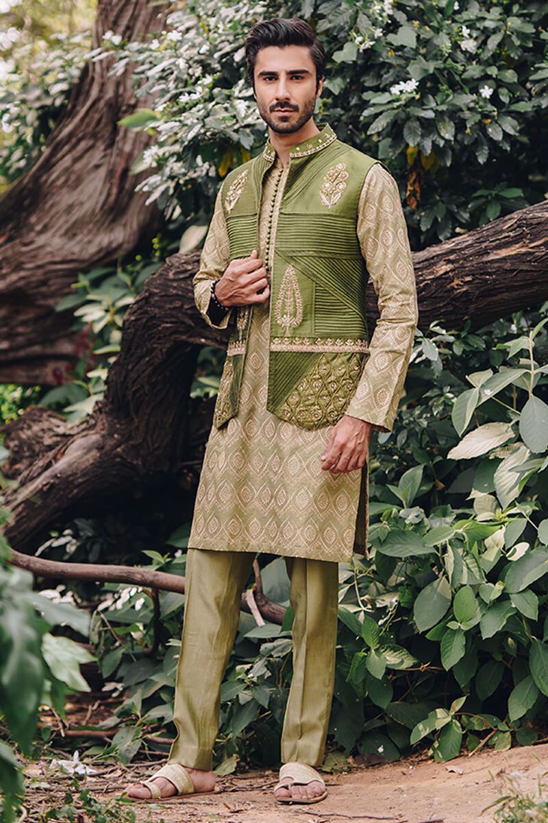 Pakistani Menswear | MNR-MEHERNOSH by Libayah Ltd. - Designer Dress - Type: Menswear - Available at Libayah - 100% Original
