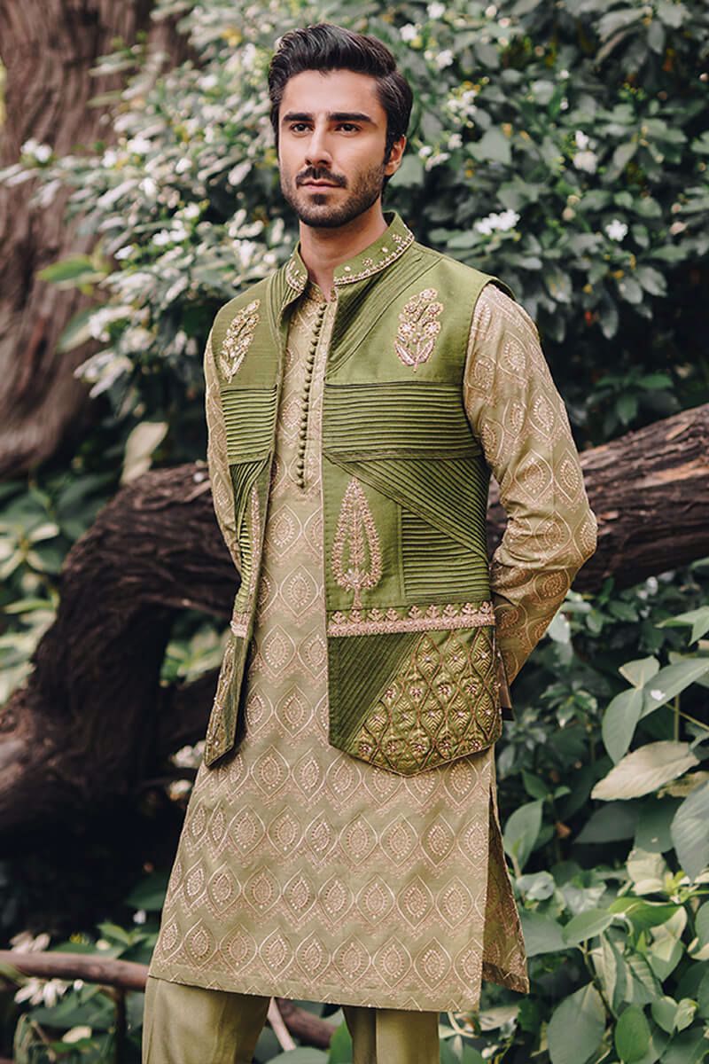Pakistani Menswear | MNR-MEHERNOSH by Libayah Ltd. - Designer Dress - Type: Menswear - Available at Libayah - 100% Original