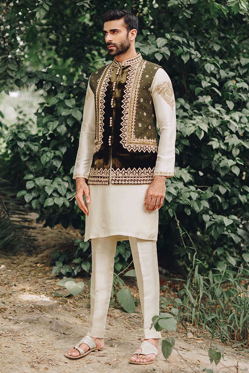 Pakistani Menswear | MNR-NISARI by Libayah Ltd. - Designer Dress - Type: Menswear - Available at Libayah - 100% Original