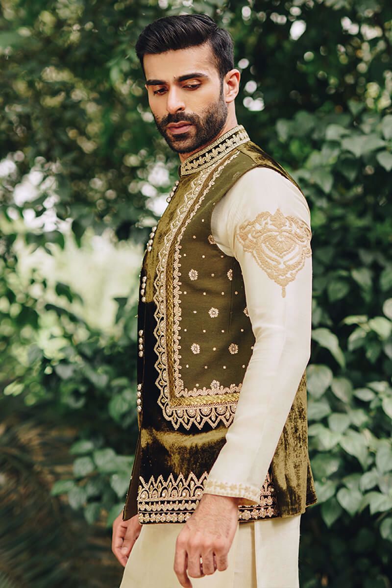 Pakistani Menswear | MNR-NISARI by Libayah Ltd. - Designer Dress - Type: Menswear - Available at Libayah - 100% Original