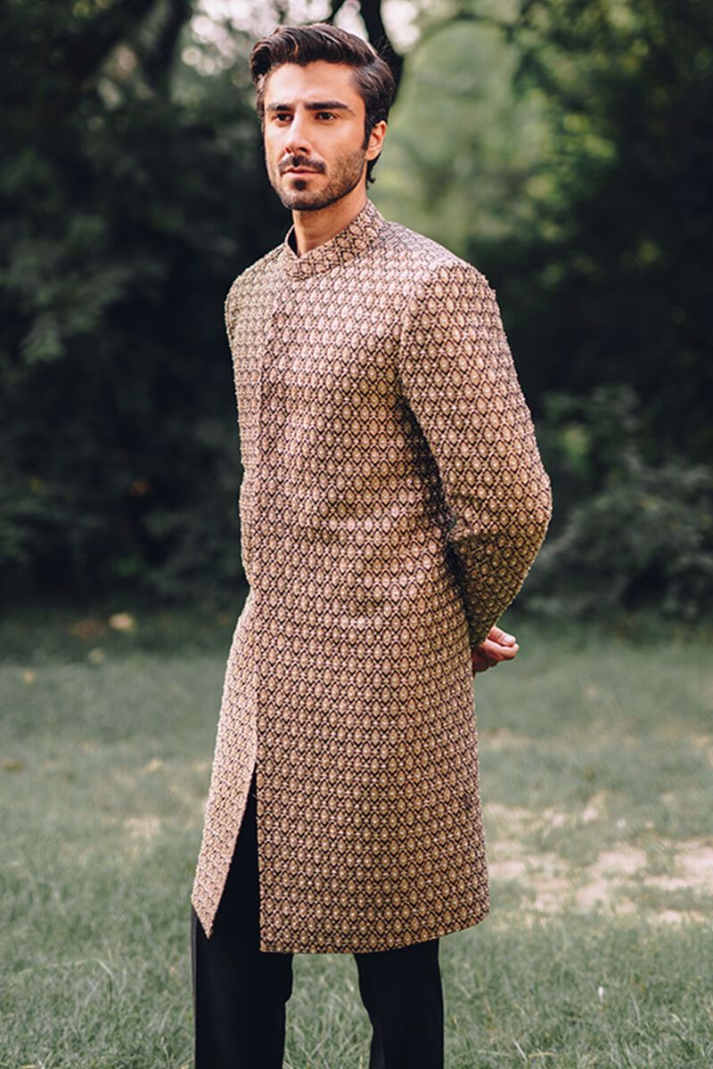 Pakistani Menswear | MNR-NAVROZ by Libayah Ltd. - Designer Dress - Type: Menswear - Available at Libayah - 100% Original