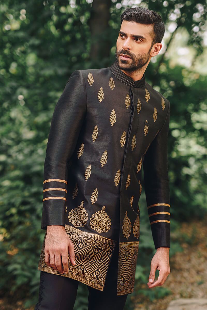 Pakistani Menswear | MNR-SIAHVASH by Libayah Ltd. - Designer Dress - Type: Menswear - Available at Libayah - 100% Original