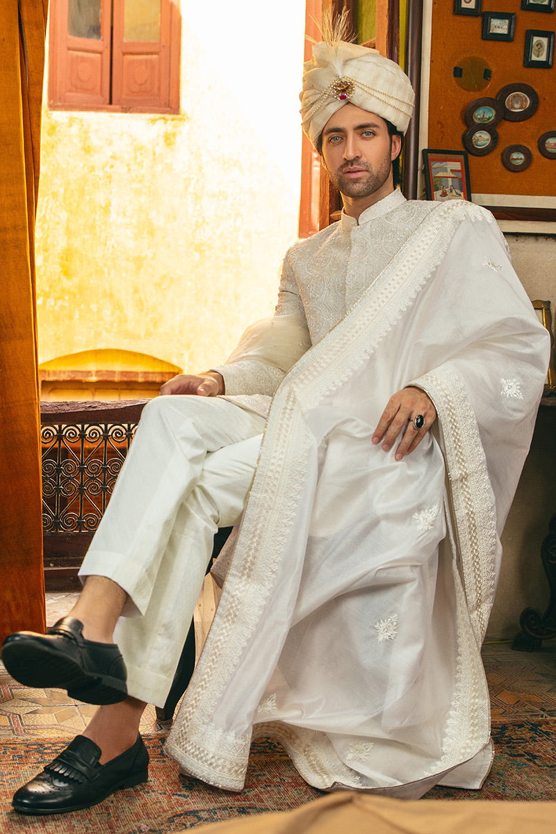 Pakistani Menswear | MNR-SHAHMIR by Libayah Ltd. - Designer Dress - Type: Menswear - Available at Libayah - 100% Original