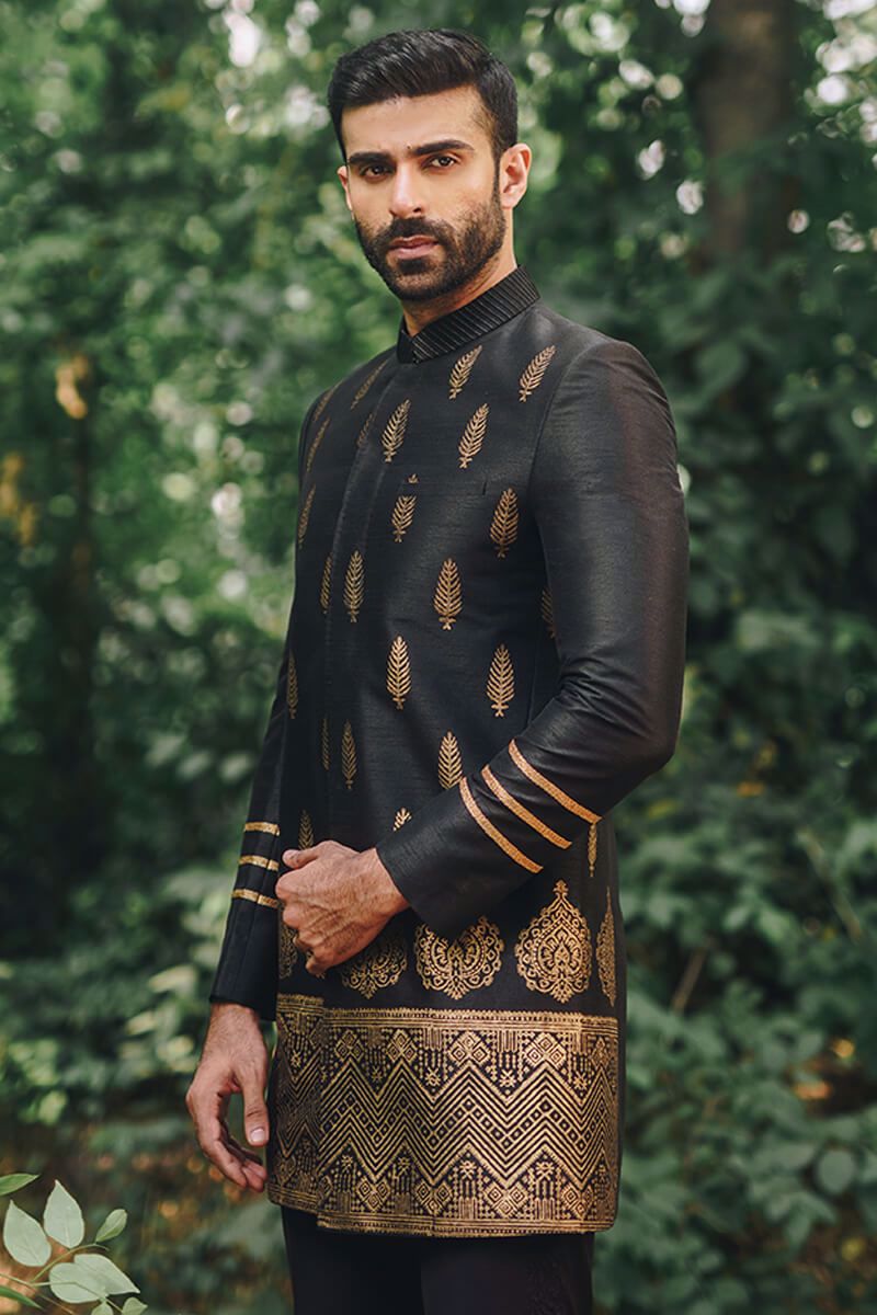 Pakistani Menswear | MNR-SIAHVASH by Libayah Ltd. - Designer Dress - Type: Menswear - Available at Libayah - 100% Original