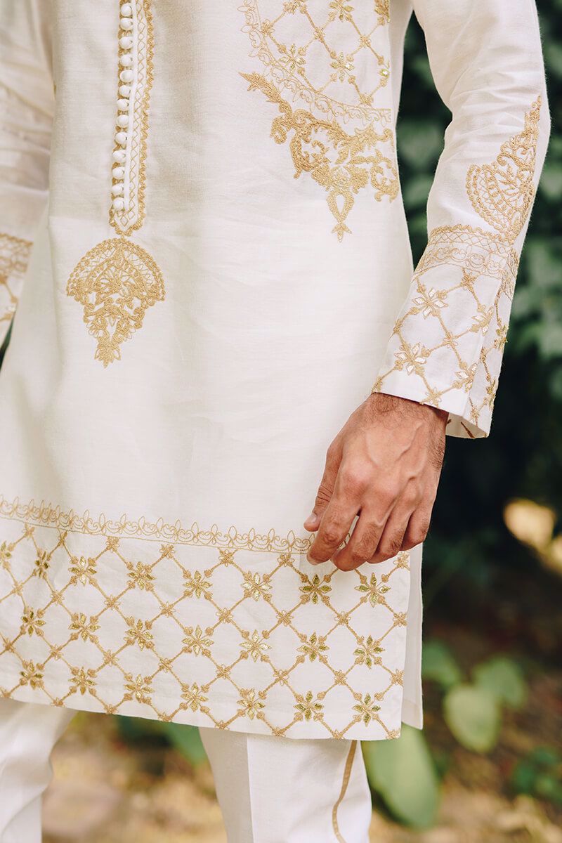 Pakistani Menswear | MNR-FAARIS by Libayah Ltd. - Designer Dress - Type: Menswear - Available at Libayah - 100% Original