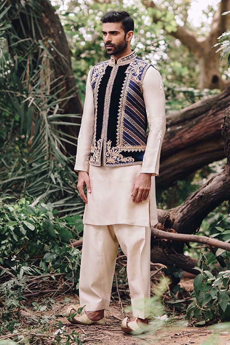 Pakistani Menswear | MNR-SURMAYI by Libayah Ltd. - Designer Dress - Type: Menswear - Available at Libayah - 100% Original
