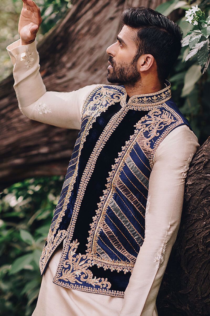 Pakistani Menswear | MNR-SURMAYI by Libayah Ltd. - Designer Dress - Type: Menswear - Available at Libayah - 100% Original
