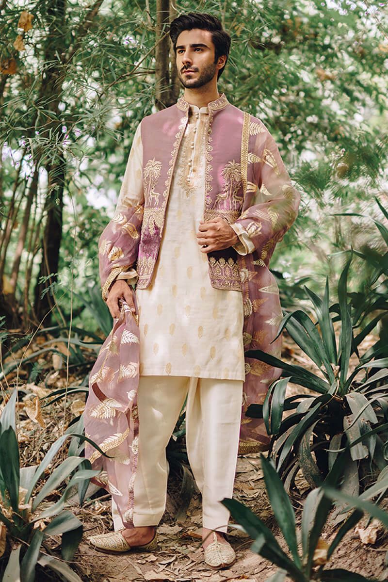 Pakistani Menswear | MNR-RAWAL by Libayah Ltd. - Designer Dress - Type: Menswear - Available at Libayah - 100% Original