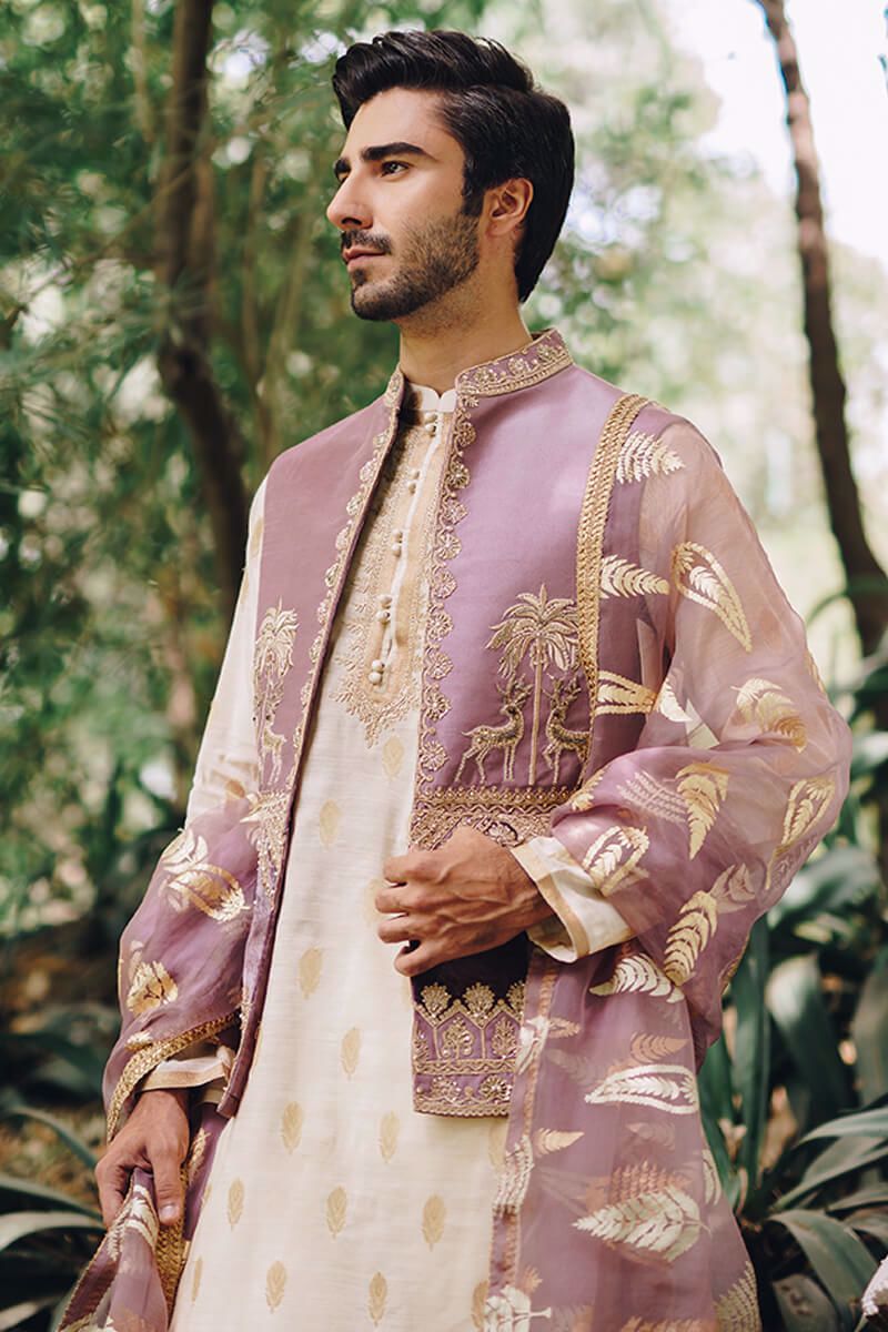 Pakistani Menswear | MNR-RAWAL by Libayah Ltd. - Designer Dress - Type: Menswear - Available at Libayah - 100% Original