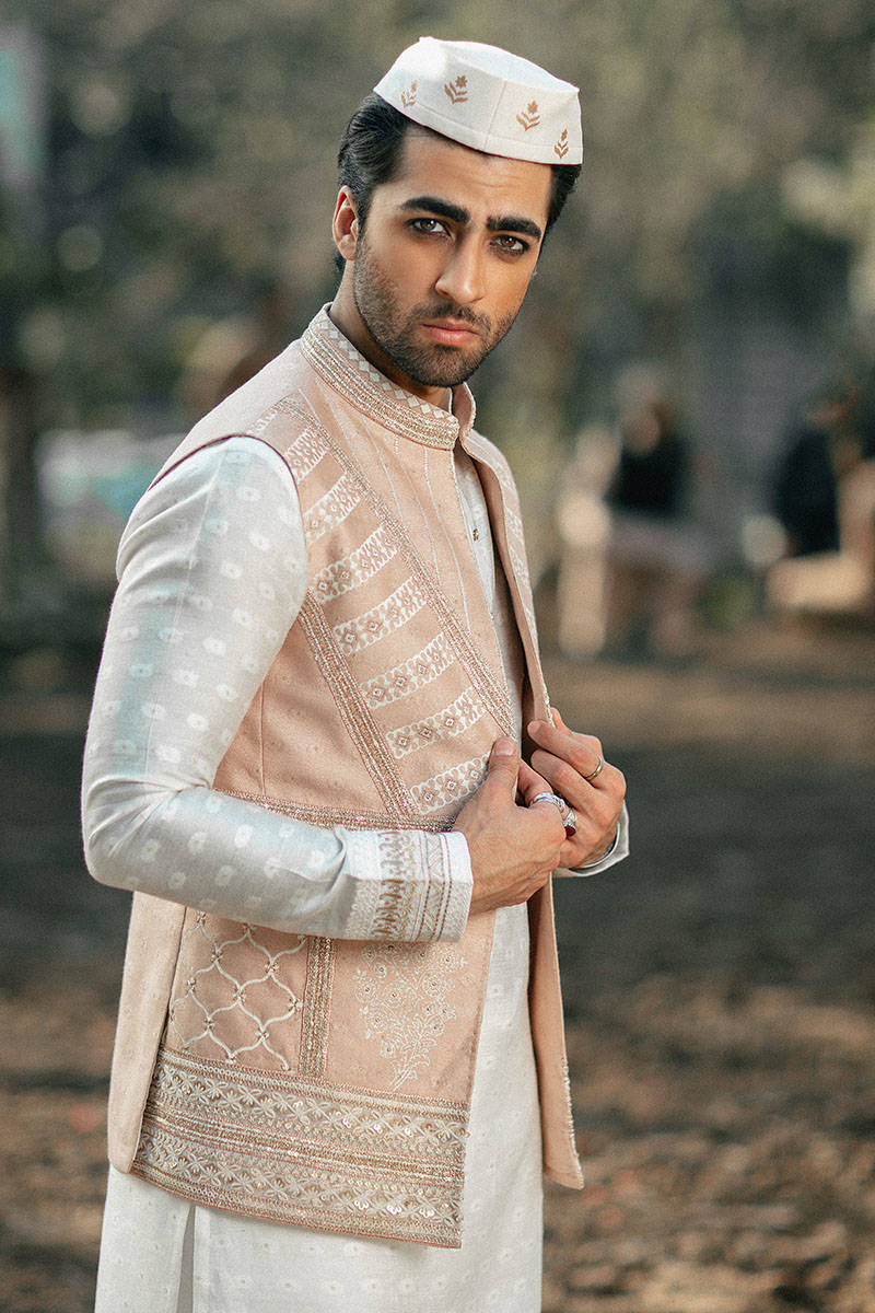 Pakistani Menswear | MNR-RUSTAM by Libayah Ltd. - Designer Dress - Type: Menswear - Available at Libayah - 100% Original