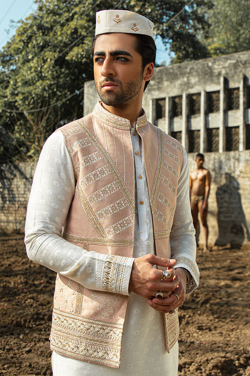 Pakistani Menswear | MNR-RUSTAM by Libayah Ltd. - Designer Dress - Type: Menswear - Available at Libayah - 100% Original