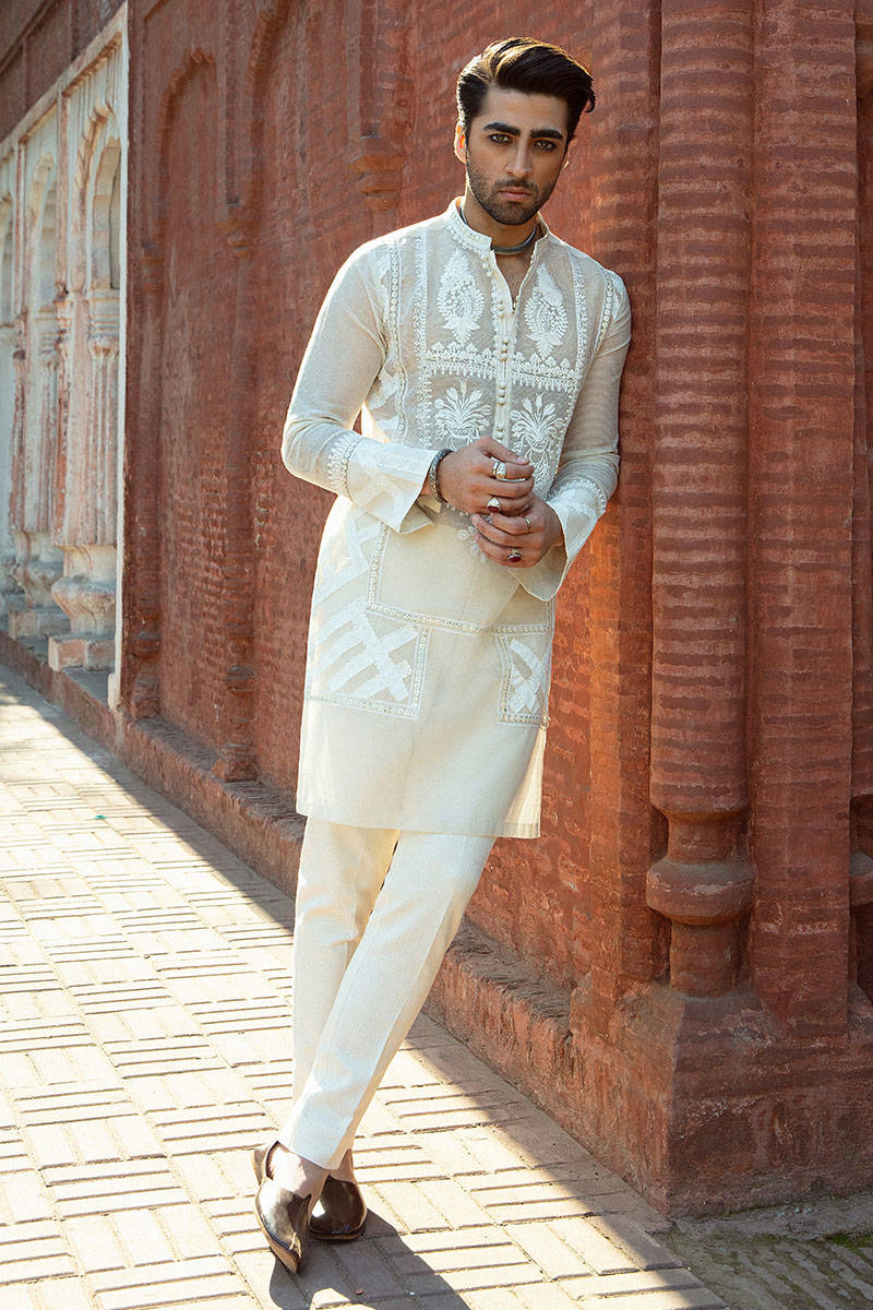 Pakistani Menswear | MNR-GAMA by Libayah Ltd. - Designer Dress - Type: Menswear - Available at Libayah - 100% Original