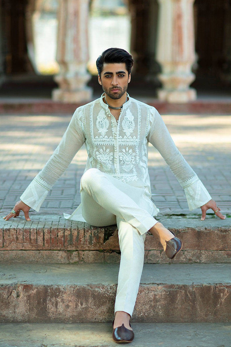 Pakistani Menswear | MNR-GAMA by Libayah Ltd. - Designer Dress - Type: Menswear - Available at Libayah - 100% Original