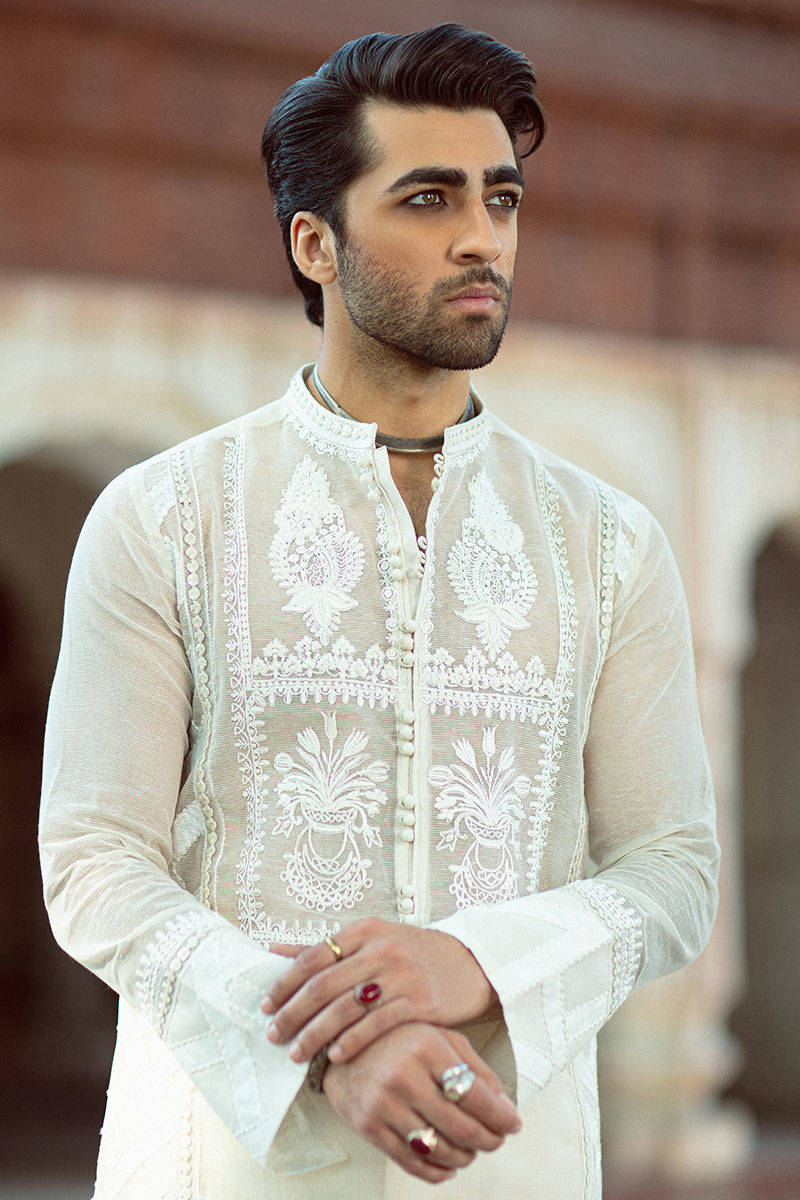 Pakistani Menswear | MNR-GAMA by Libayah Ltd. - Designer Dress - Type: Menswear - Available at Libayah - 100% Original