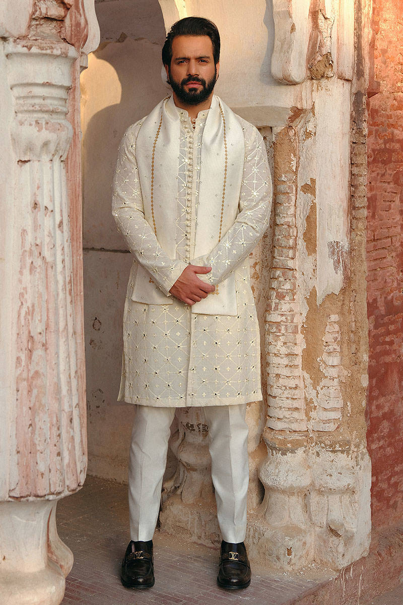 Pakistani Menswear | MNR-BABU by Libayah Ltd. - Designer Dress - Type: Menswear - Available at Libayah - 100% Original