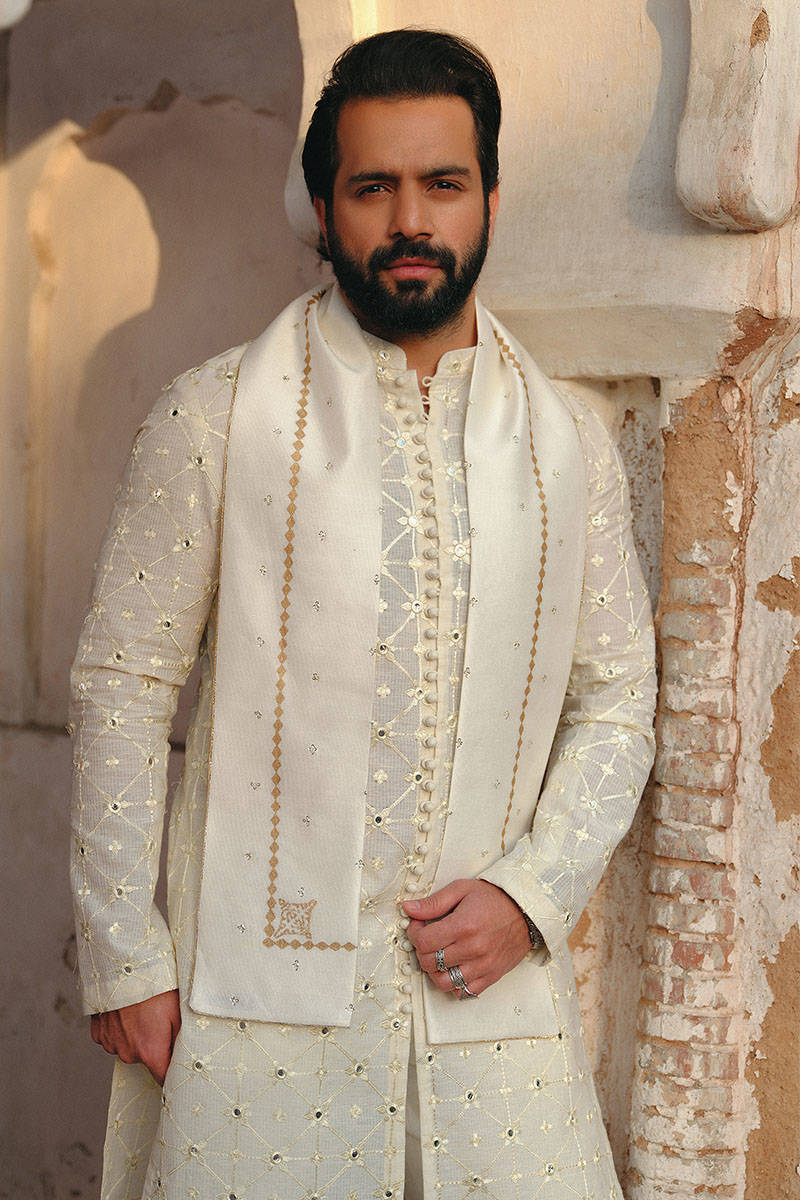 Pakistani Menswear | MNR-BABU by Libayah Ltd. - Designer Dress - Type: Menswear - Available at Libayah - 100% Original