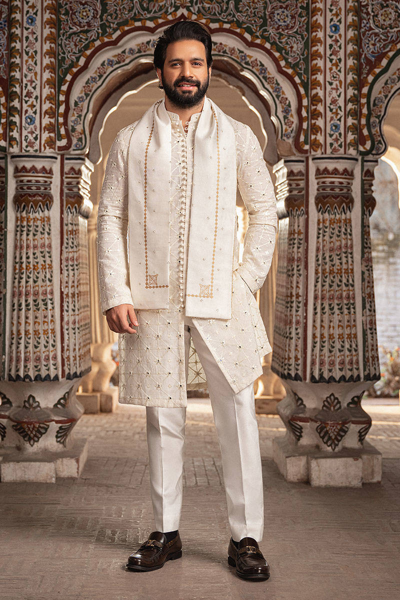 Pakistani Menswear | MNR-BABU by Libayah Ltd. - Designer Dress - Type: Menswear - Available at Libayah - 100% Original