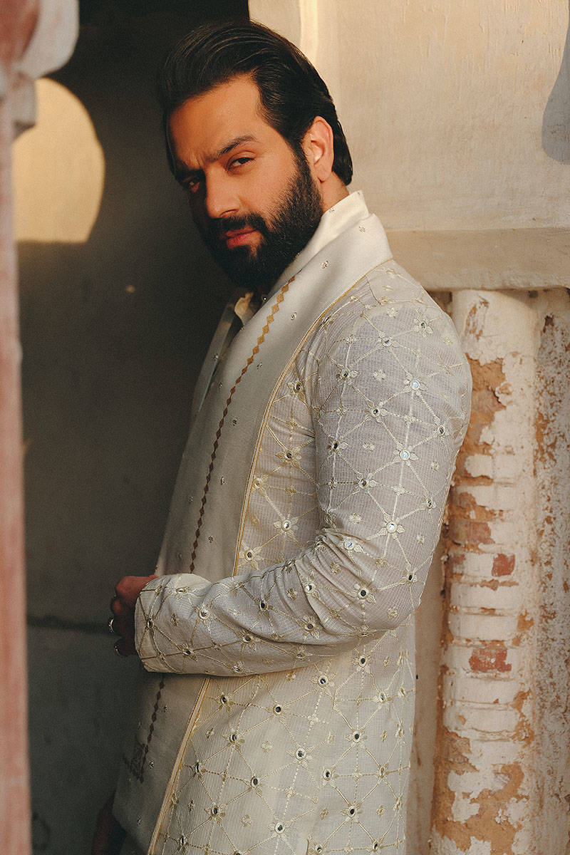 Pakistani Menswear | MNR-BABU by Libayah Ltd. - Designer Dress - Type: Menswear - Available at Libayah - 100% Original