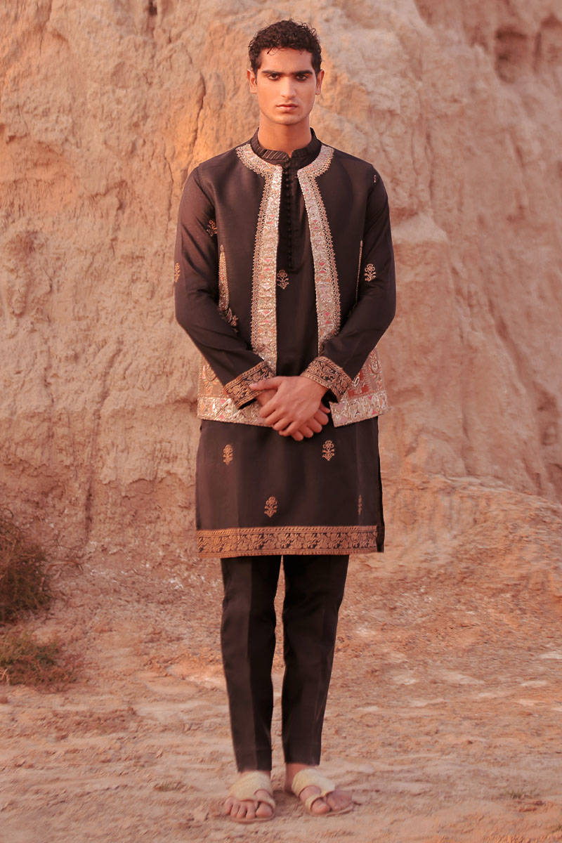 Pakistani Menswear | MNR-RAM GARH by Libayah Ltd. - Designer Dress - Type: Menswear - Available at Libayah - 100% Original